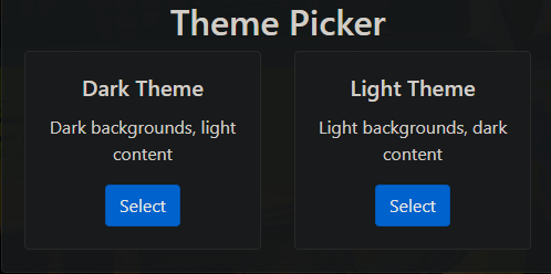 Dark Theme